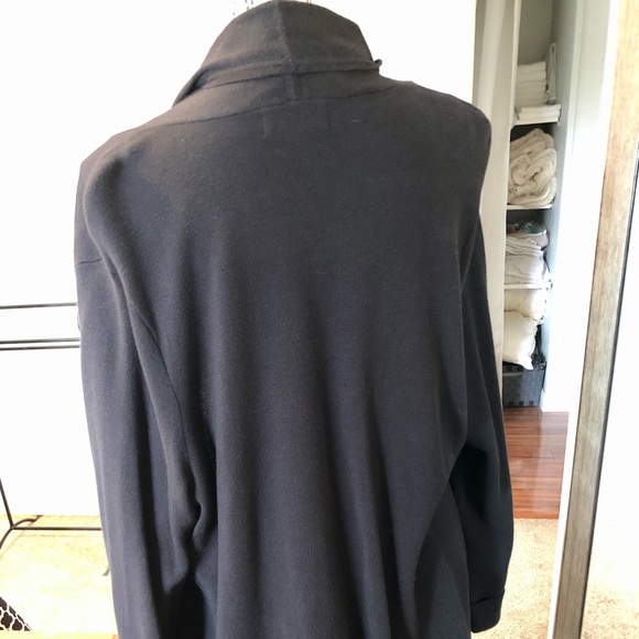 Jacket/Cardigan Karl Largerfeld Faux Leather Cuff Excellent Condition - Picture 7 of 11